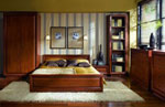 Поръчка на класическа спалня в шоколадови нюанси  